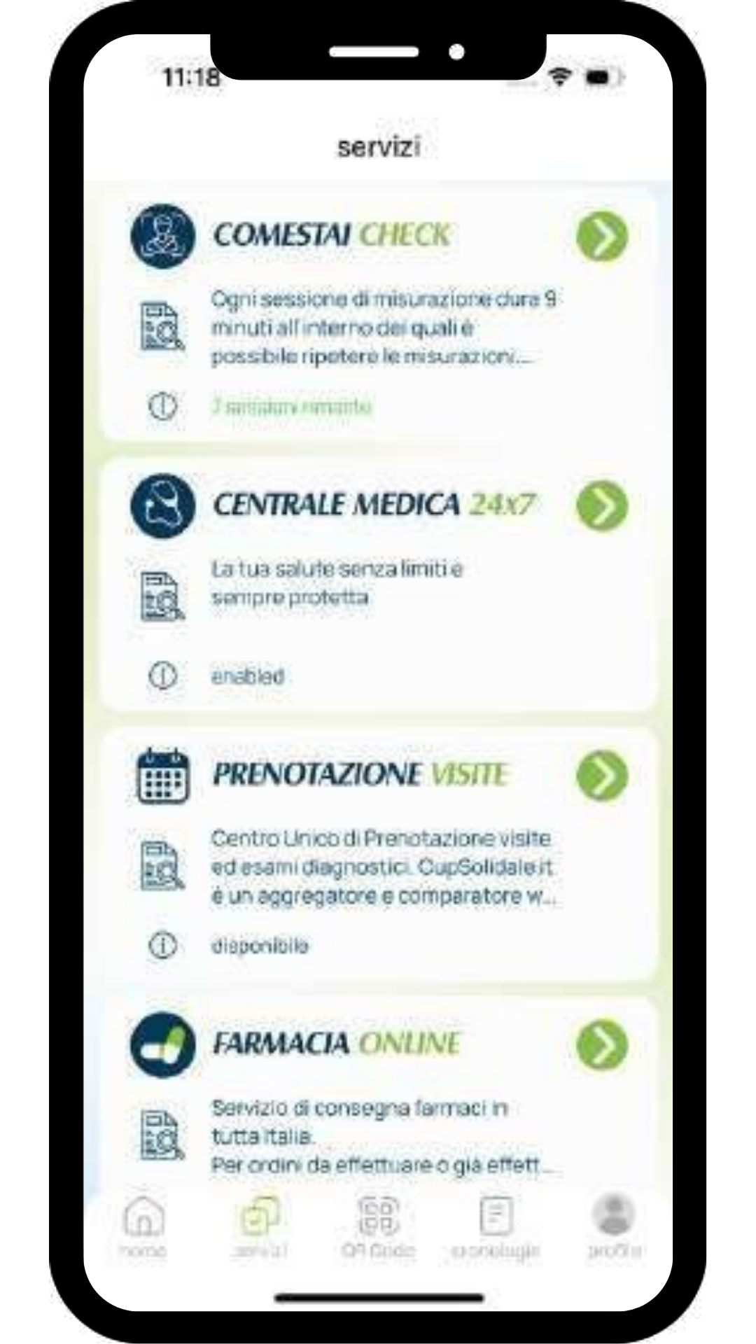 4 - Usa i servizi: Controlli, prenotazioni esami e supporto medico: ovunque tu sia, quando vuoi