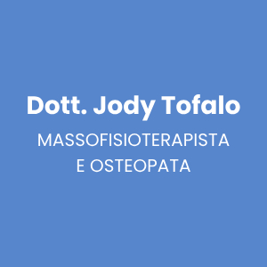 Dott. Jody Tofalo - Massofisioterapista e Osteopata