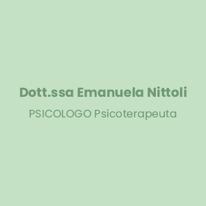 Dott.ssa Emanuela Nittoli - Psicologo Psicoterapeuta