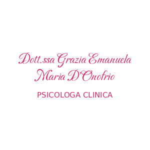 Dott.ssa Grazia Emanuela Maria D'Onofrio - Psicologa