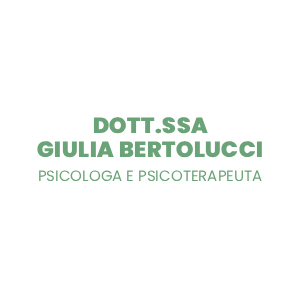 Dott.ssa Giulia Bertolucci - Psicologa e Psicoterapeuta