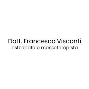 Dott. Francesco Visconti - Osteopata e Massoterapista