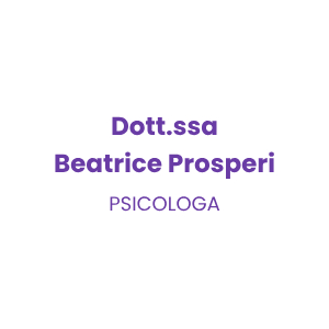 Dott.ssa Beatrice Prosperi - Psicologa