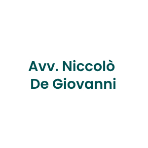 Avv. Niccolò De Giovanni