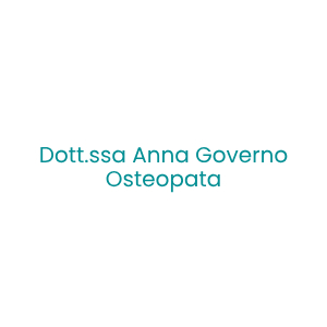 Dott.ssa Governo Anna - Osteopata