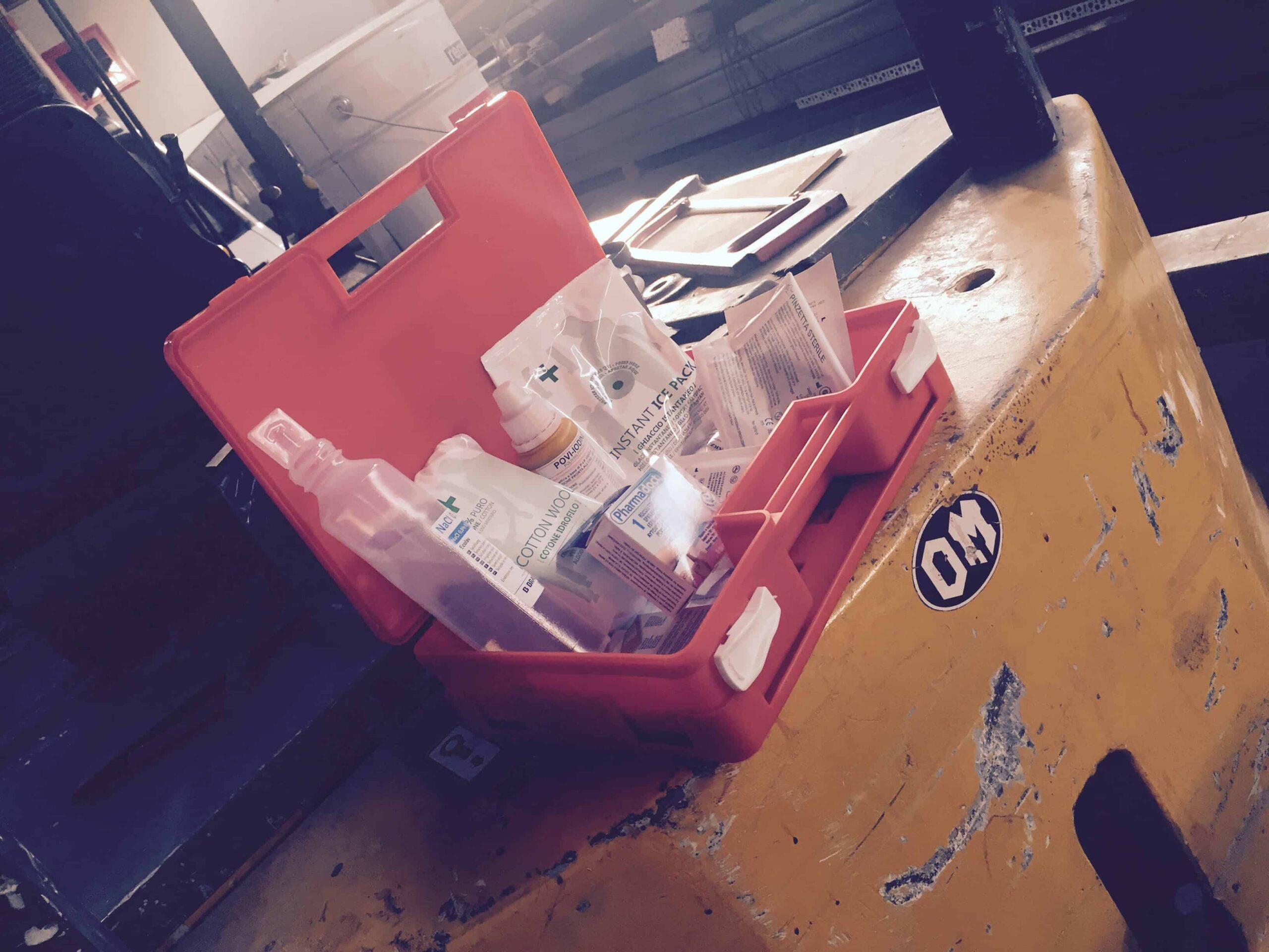 Contenuto kit primo soccorso