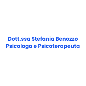 Dott.ssa Stefania Benozzo - Psicologa e Psicoterapeuta