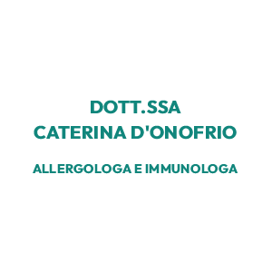 Dott.ssa Caterina D'Onofrio - Allergologa e Immunologa