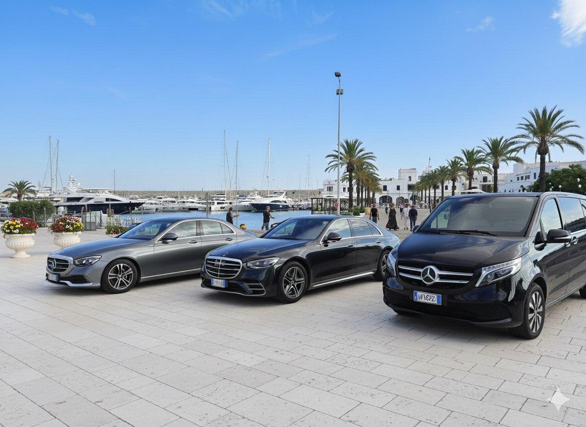 Auto RialBus One sul lungomare di Brindisi