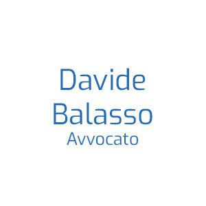 Davide Balasso – Avvocato